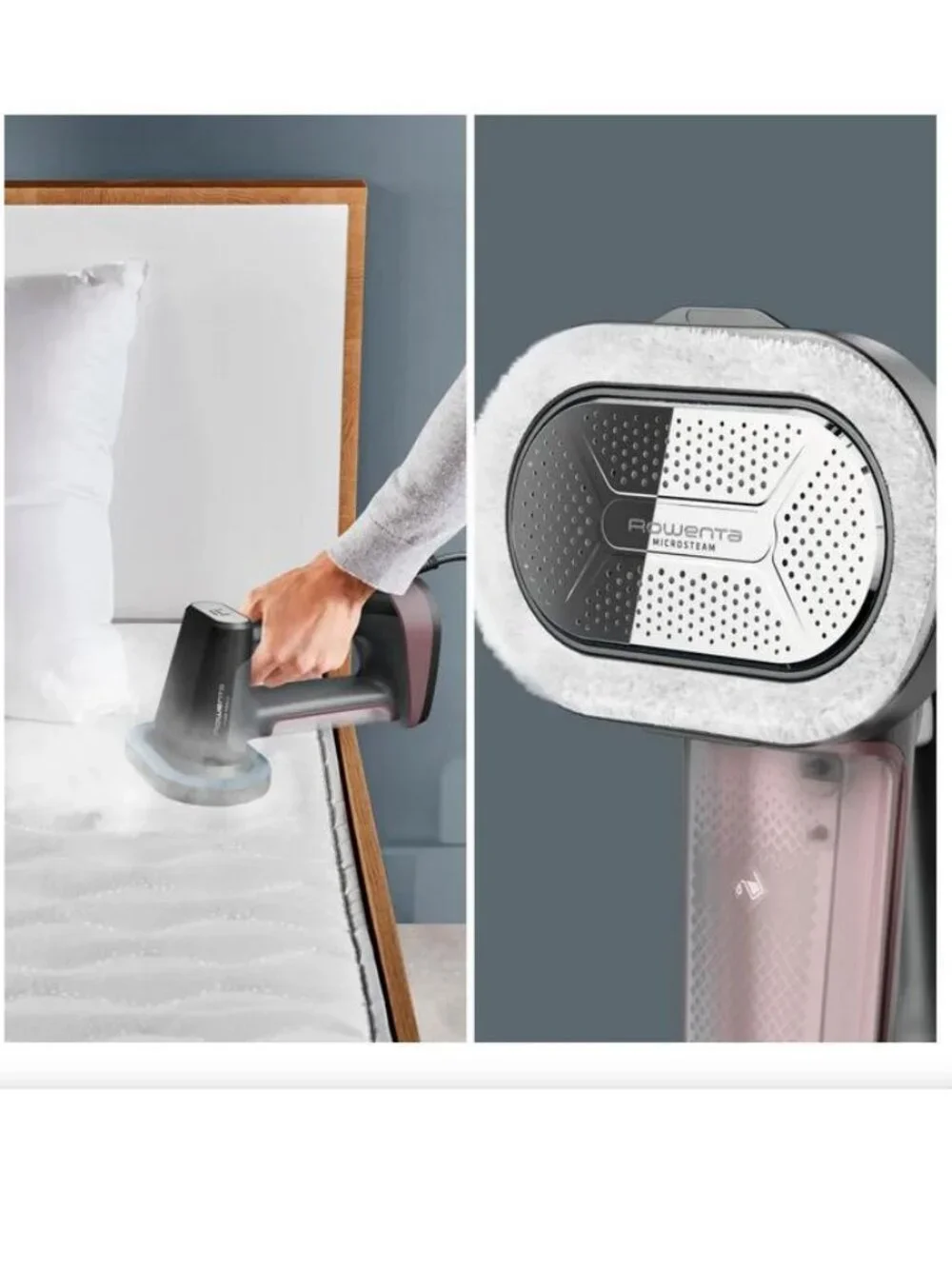 Rowenta Pure Force 3-in-1 Steamer & Iron Handheld Adjstable NEW